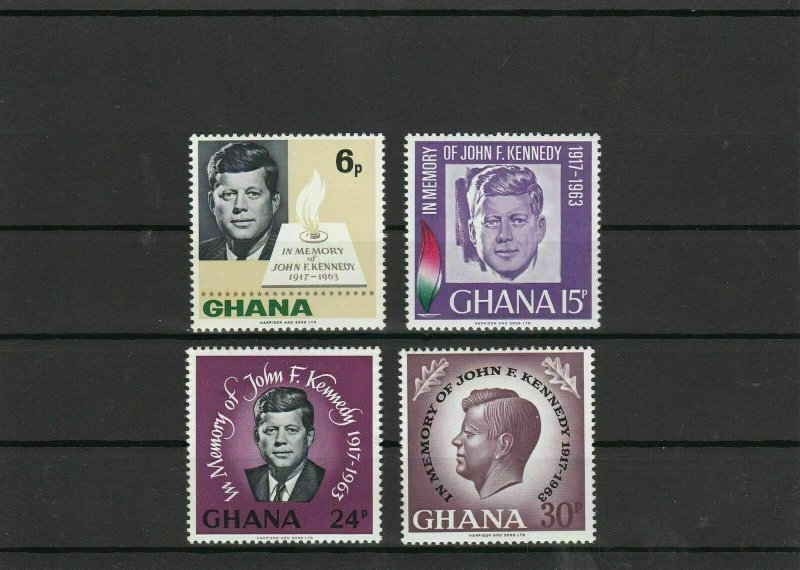 Ghana Mint Never Hinged Kennedy Stamps ref R 19360