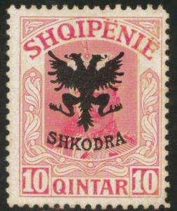 Albania Shqiperise Scott 121 MH* 1950 OPT CV$14
