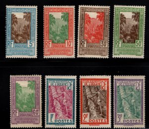 French Polynesia Scott J10-J17  MH* Postage due stamp set