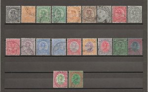 MALAYA/PAHANG 1935/41 SG 29/46 & Varieties USED Cat £275 +