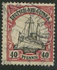 German New Guinea SC# 13 Kaiser's Yacht 40p used Used