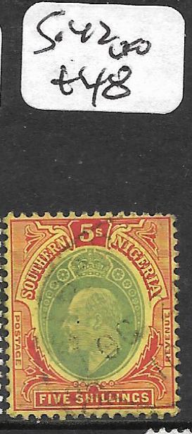 SOUTHERN NIGERIA  (PP1209B) KE 5/-  SG 42  VFU