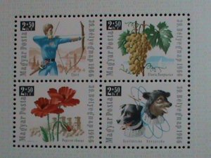 HUNGARY-1965-SC#B262b - WORLD STAMP DAY MNH S/S SHEET-VERY FINE