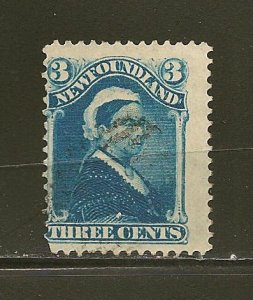 Canada Newfoundland SC#49 Queen Victoria Used