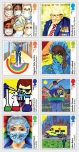 Stamps of Great Britain ( Pre order) 2022 - Heroes of the Covid Pandemic - Set.