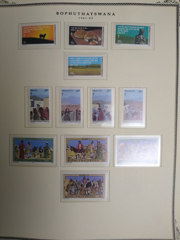 collection in album South Africa homelands CV $855