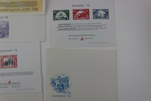 ASDA INTERPHIL INTERPEX LISDA CHICAGO Philatelic Expo club Souvenir card 1976 76