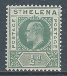 St. Helena #48 MH 1/2p King Edward VII