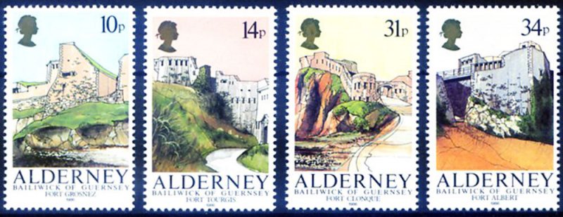 Alderney. 1986 Fortresses.