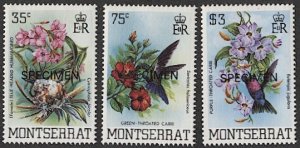 MONTSERRAT Sc 497-98,500  Mint NH  VF, Specimens  -  Birds