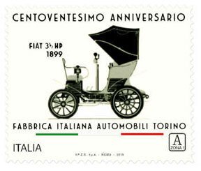 Scott #3588 120 Years of Fiat Cars MNH