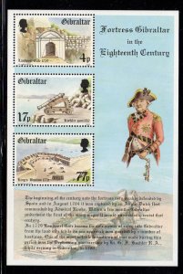 Gibraltar Sc 455a Fortress Gibraltar stamp sheet mint NH