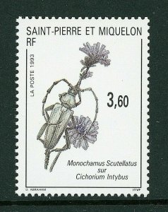 EDSROOM-8740 St Pierre & Miquelon 588 MNH 1993 Complete Fauna & Flora