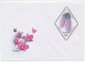 Postal stationery Korea 2007 Orchid