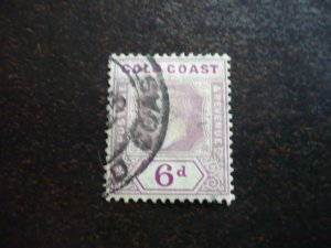 Stamps - Gold Coast - Scott# 74 - Used Part Set of 1 Stamp