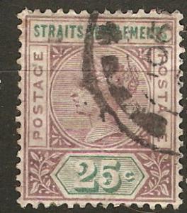 Straits Settlements 86 SG 110 Used VF 1892 SCV $7.50