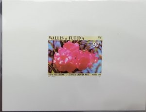 P) 1986 WALLIS AND FUTUNA ISLANDS, KALMIA FLOWER PROOF, ENDEMIC SPECIES, XF