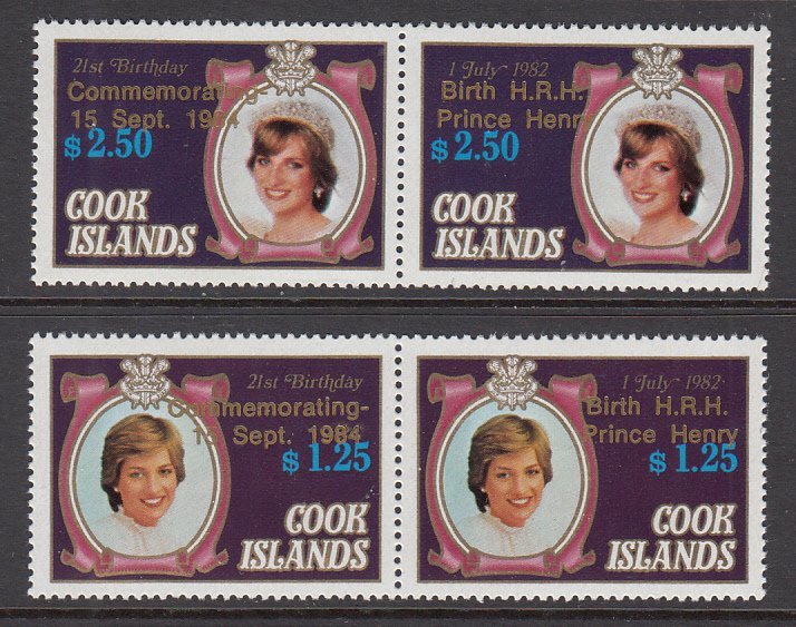 Cook Islands 833-834 MNH VF