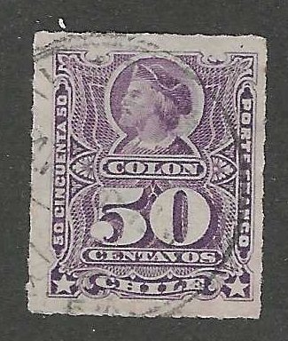 Chile 10c  Used  SC:$50.00