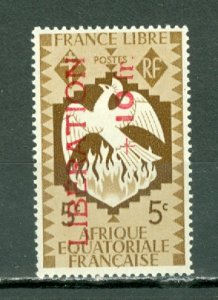 FRENCH EQUATORIAL AFRICA LIBERATION OVPT. #B14...MINT...$13.50