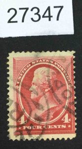 US STAMPS  #215 USED LOT #27347