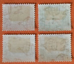 Malaya 1937 TRENGGANU Postage Due set of 4V Mint SG#D1-D4 M2981