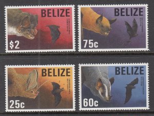 Belize 1026-1029 Bats MNH VF