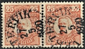 SWEDEN - SC #84 - USED PAIR - 1911 - Item SWEDEN303