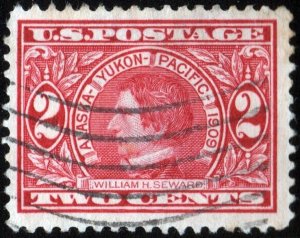 SC#370 2¢ Seward Issue (1909) Used