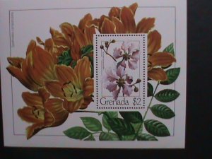 GRENADA  LOVELY FLOWER  MNH S/S-VERY FINE- WE SHIP TO WORLD WIDE AND COMBINE