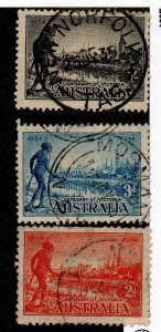 Australia 142-144 Set Used