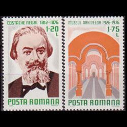 ROMANIA 1976 - Scott# 2615-6 Events 1.2-1.75l LH