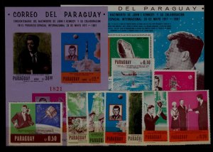 Paraguay 1041-50 MNH Space 9v+2s/s