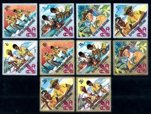 [66768] Burundi 1967 Scouting Jamboree Pfadfinder Light Toned MNH