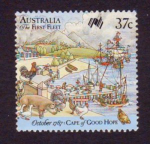 Australia 1987 Sc#1028b, SG#1091 37c Capetown-Bicent.  USED-VF-NH.