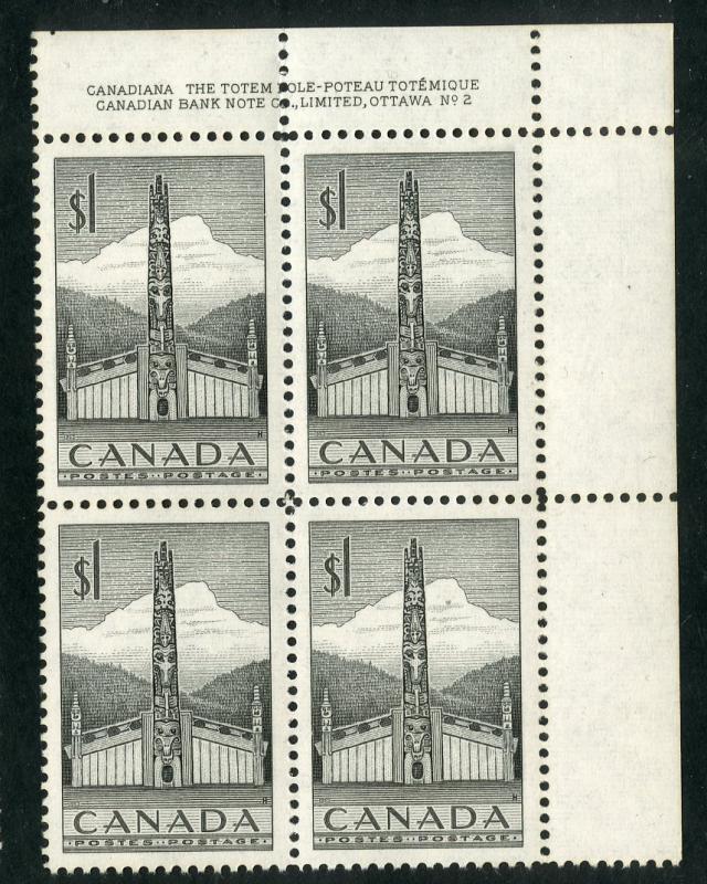 CANADA 321 PLATE NO2 MNH SCV $23.00 BIN $11.50 ARCHITECTURE