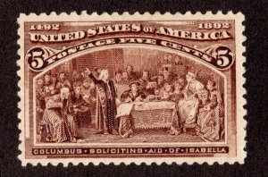 *KAPPYSstamps 17752  US SCOTT 234 MOG HINGED F-VF $85