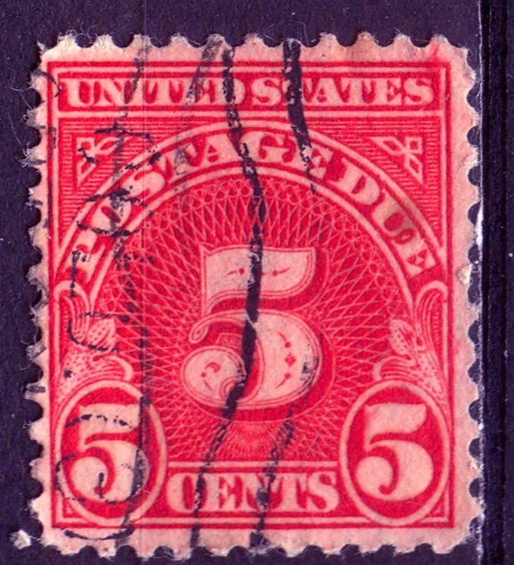 USA; 1931: Sc. # J83a.  Used Perf. 11 x 10 1/2 Single Stamp