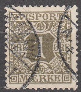 Denmark #P1  F-VF Used  CV $4.00 (A1382)