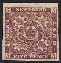 Newfoundland #12A Looks NH - VF
