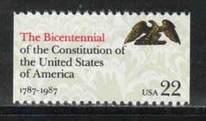2355 * THE BICENTENNIAL ~ CONSTITUTION * U.S. Postage BOOKLET SINGLE MNH