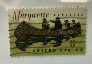 US 1968  Scott 1356 used - 6c, Father Marquette , explorer