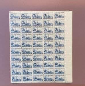 1007, A.A.A., Mint Sheet, CV $19.00