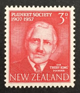 New Zealand 1957 #318, Truby King, MNH.