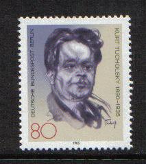 Germany  Berlin 1985  MNH  Kurt Tucholsky complete