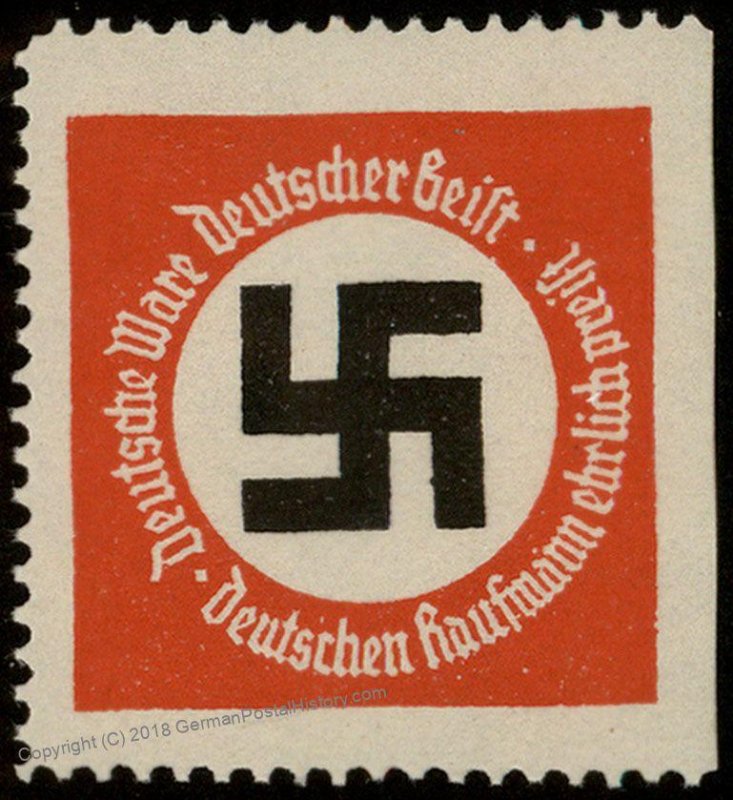 3rd Reich Germany Deutsche Ware Deutsche Geist Buy German Goods Stamp 96233