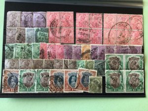 British India many King George used stamps   Ref A4706