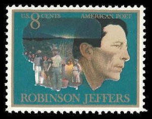 PCBstamps   US  #1485 8c Arts - Robinson Jeffers, MNH, (14)