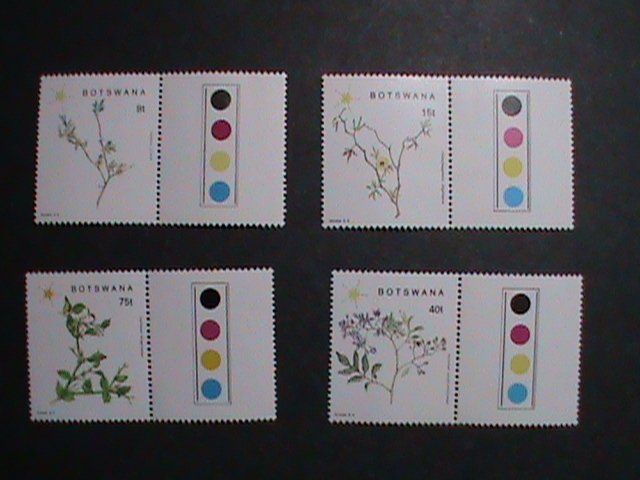 BOTSWANA STAMP 1988 SC#448-51  FLOWERING PLANTS OF SOUTHEASTERN -MNH STAMP SET.