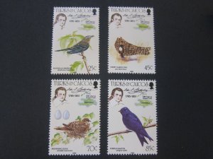 Turks & Caicos Islands 1985 Sc 651-4 bird set MNH